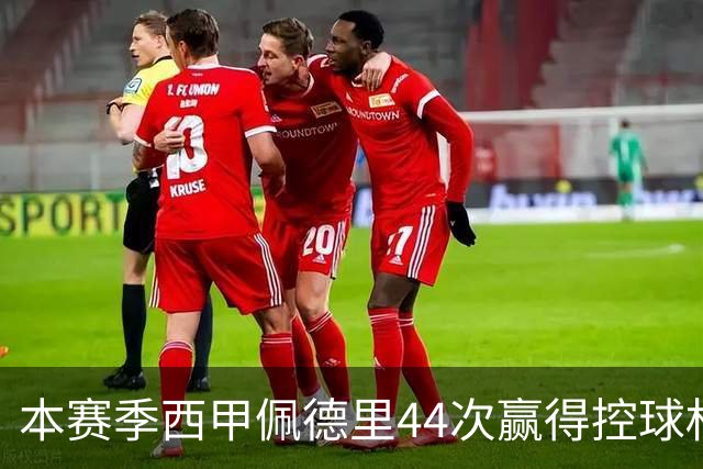 本赛季西甲佩德里44次赢得控球权第一，前十无皇马球员
