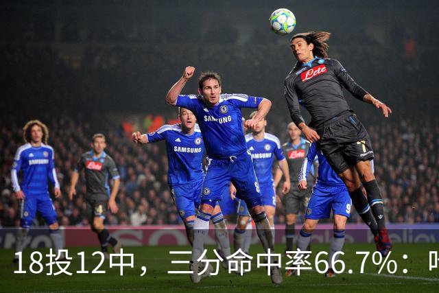 18投12中，三分命中率66.7%：哈登米切尔喂出的新武器